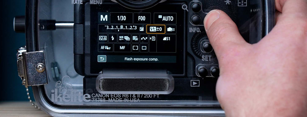 Canon Flash Exposure Compensation with Ikelite Strobes
