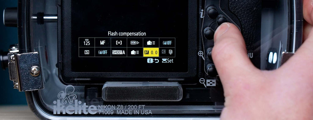 Nikon Flash Exposure Compensation with Ikelite Strobes