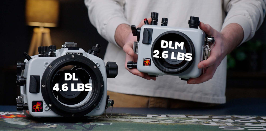 Ikelite 200DL vs 200DLM/A Underwater Housing for Sony a7C II and a7CR cameras