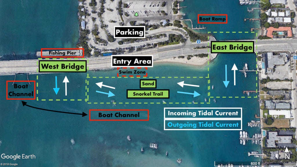 Blue Heron Bridge Map