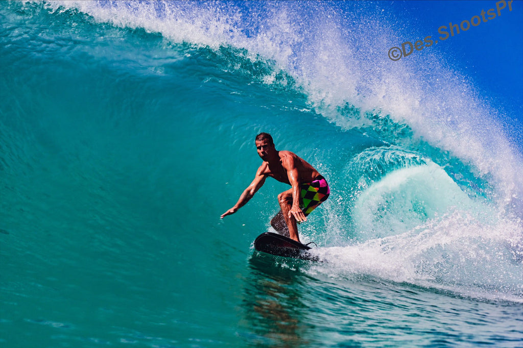 nick desroberts taken with nikon inside an ikelite underwater housing barrel surfer