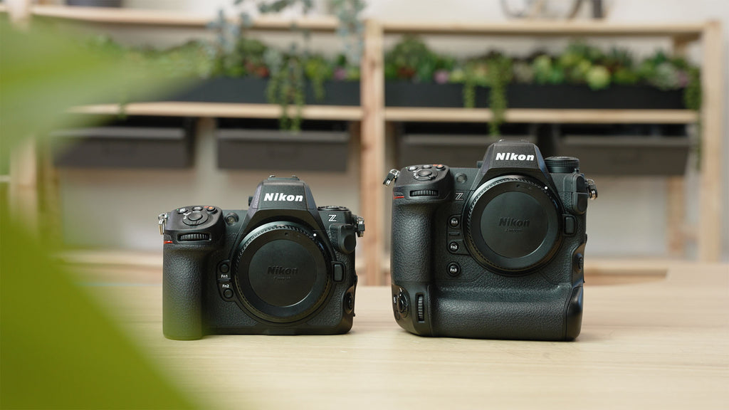 nikon z8 vs z9 size comparison 