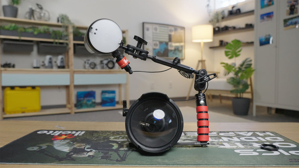 ikelite underwater housing and strobes for the om-system tg-7 camera