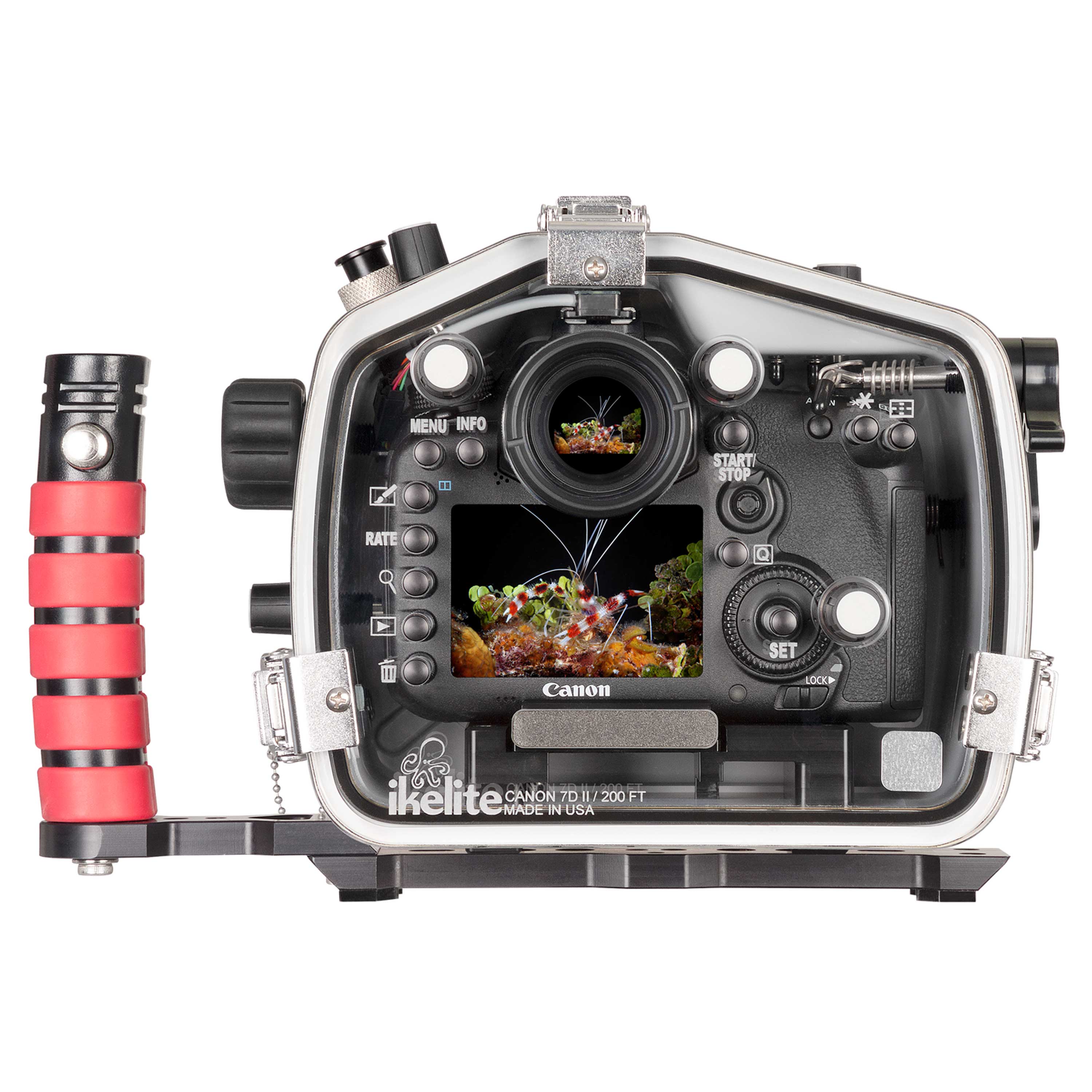 Miljard weekend toewijzing 200DL Underwater Housing for Canon EOS 7D Mark II DSLR Cameras