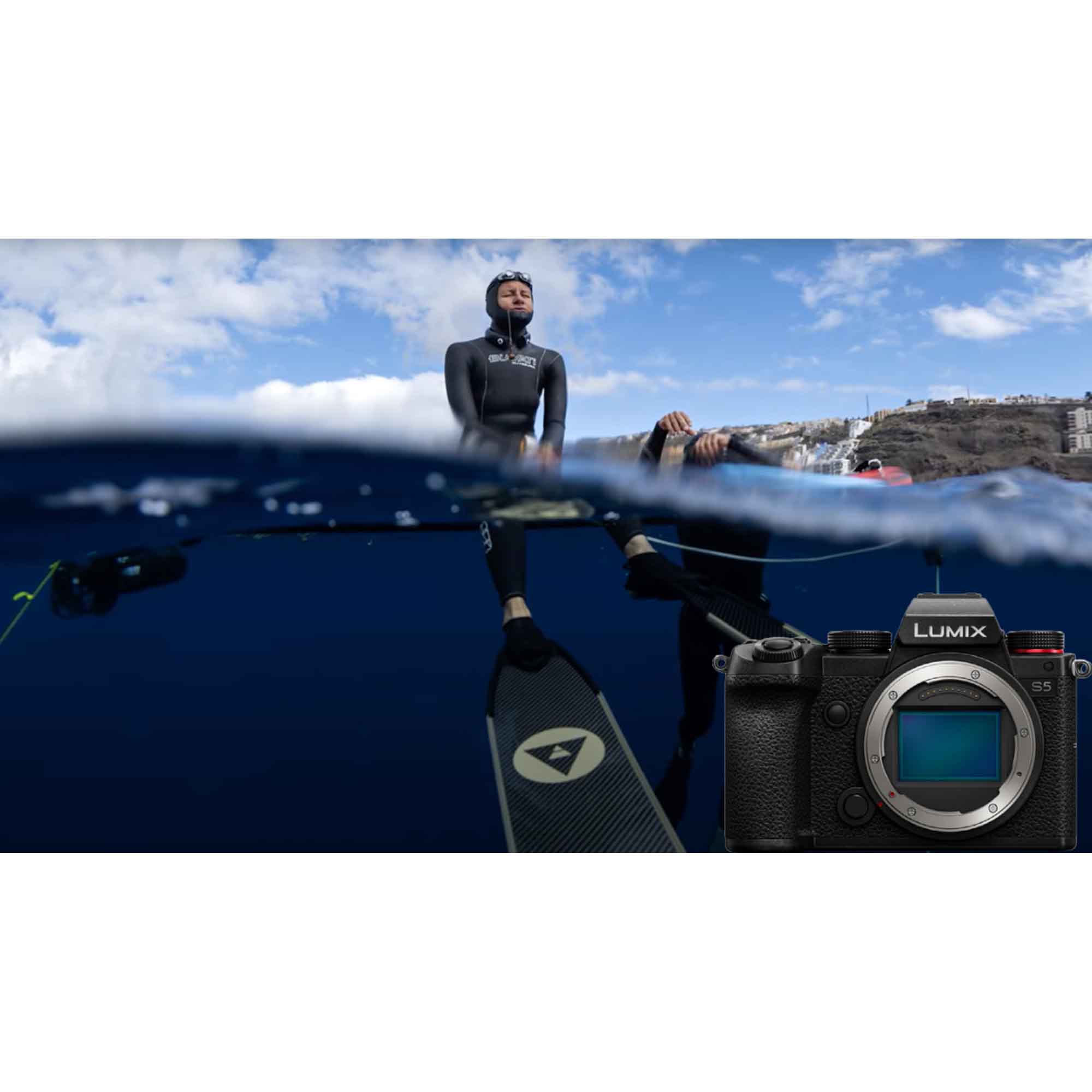 Nevelig Schilderen mild 200DL Underwater Housing for Panasonic Lumix S5 Mirrorless Digital Cam