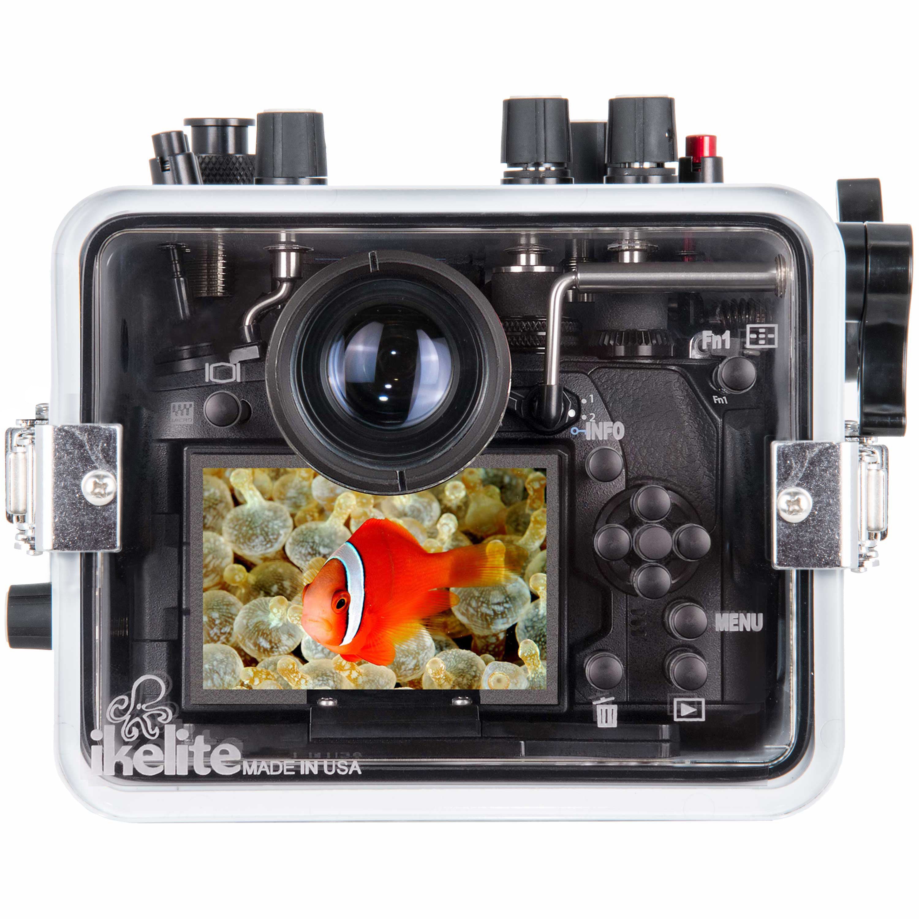 bolvormig Heup domein 200DLM/B Underwater Housing for Olympus OM-D E-M1 II Mirrorless Camera