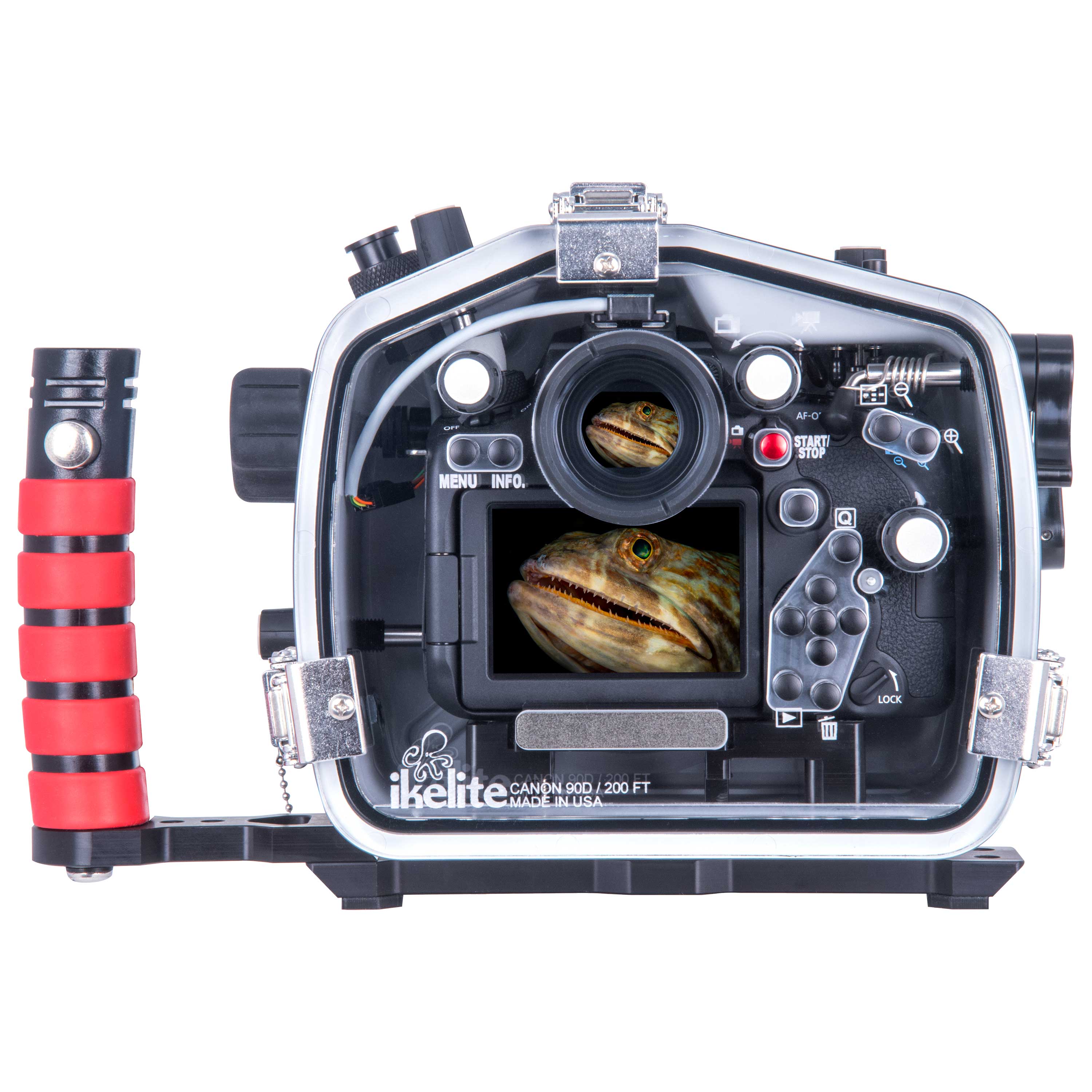 jam koolstof tijger 200DL Underwater Housing for Canon EOS 90D DSLR Cameras