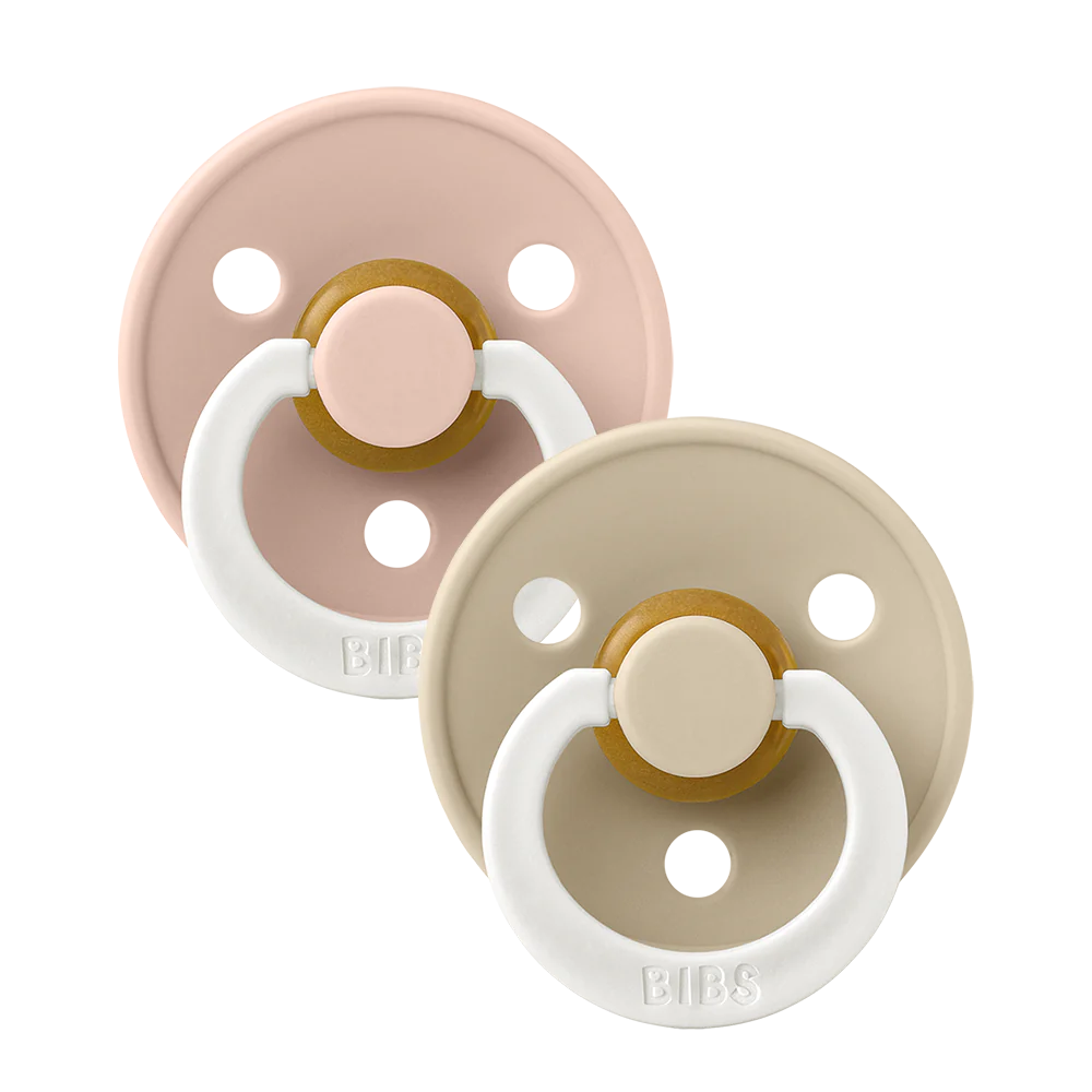 Bibs Pacifiers - 2 Pack - Glow Blush/Vanilla