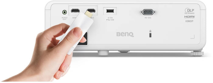 BenQ QP30 dongle in hand