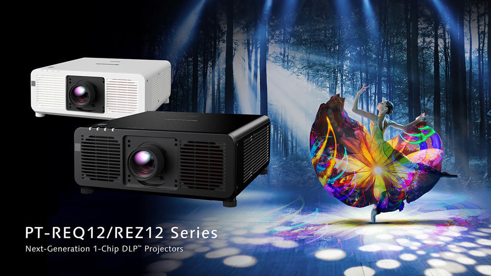 PT-REQ12/REZ12 Series 1 Chip DLP Projectors