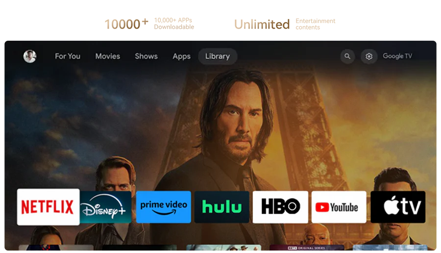 Wanbo X5 Pro 2025 Google TV Streaming