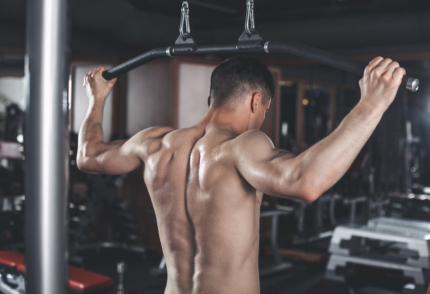Lower back workouts: man at the gym