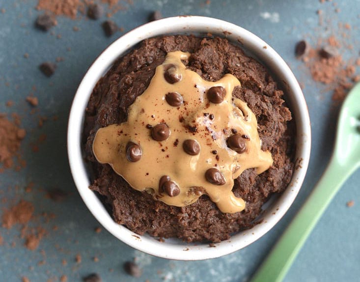 Single-serve high-protein brownie