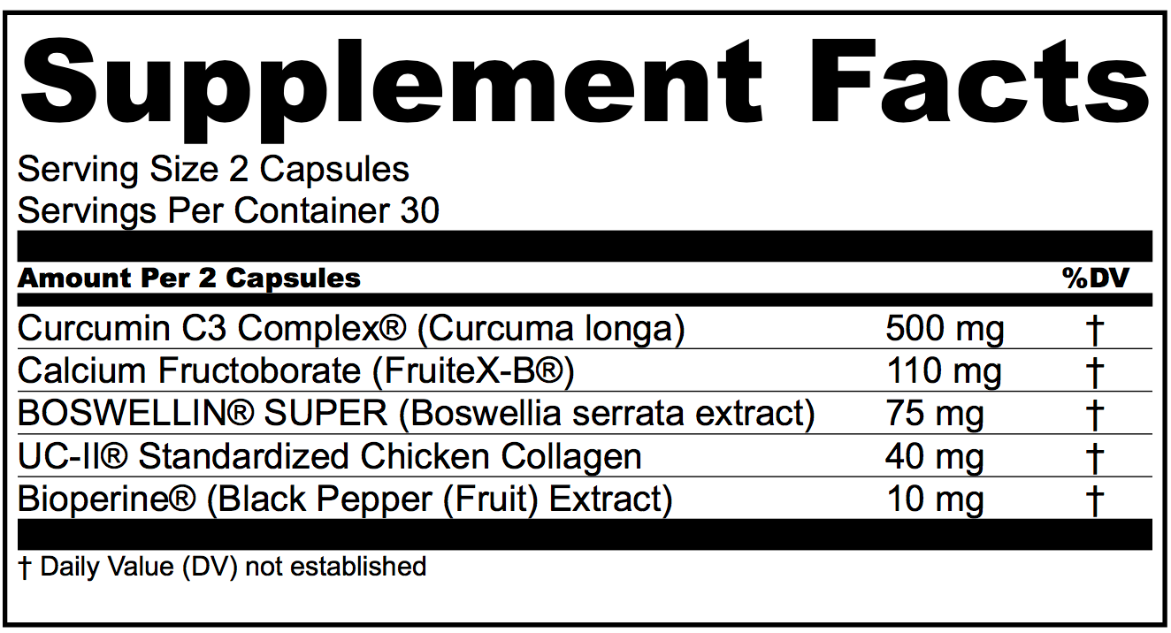 Transparent Labs Joint Support Supplement For Active Lifestyle Tl