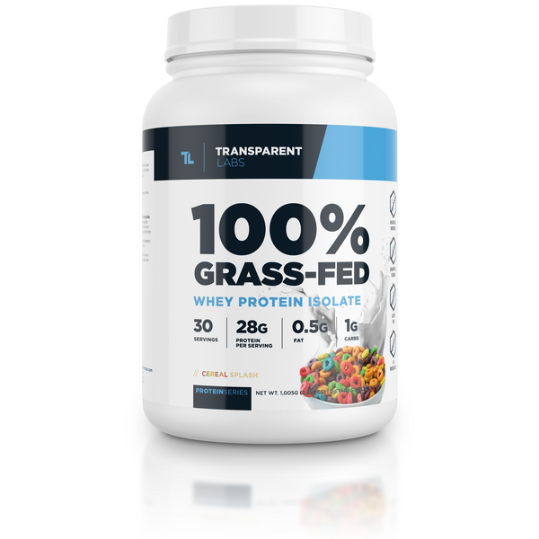 Transparent Labs Grass-Fed Whey Protein 