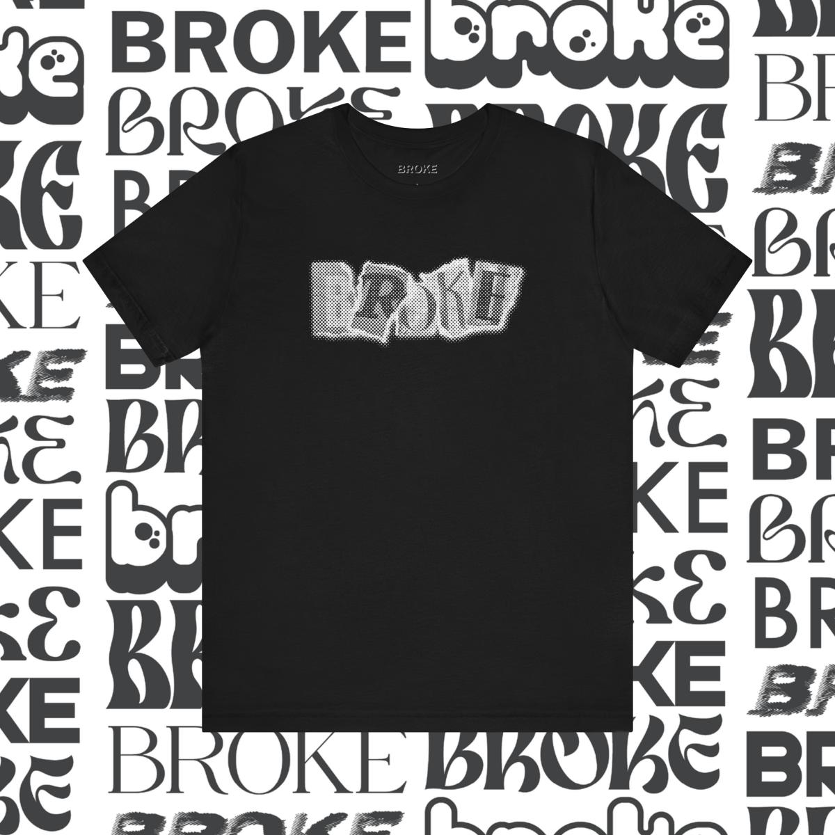 Broke Ransom Note T-Shirt