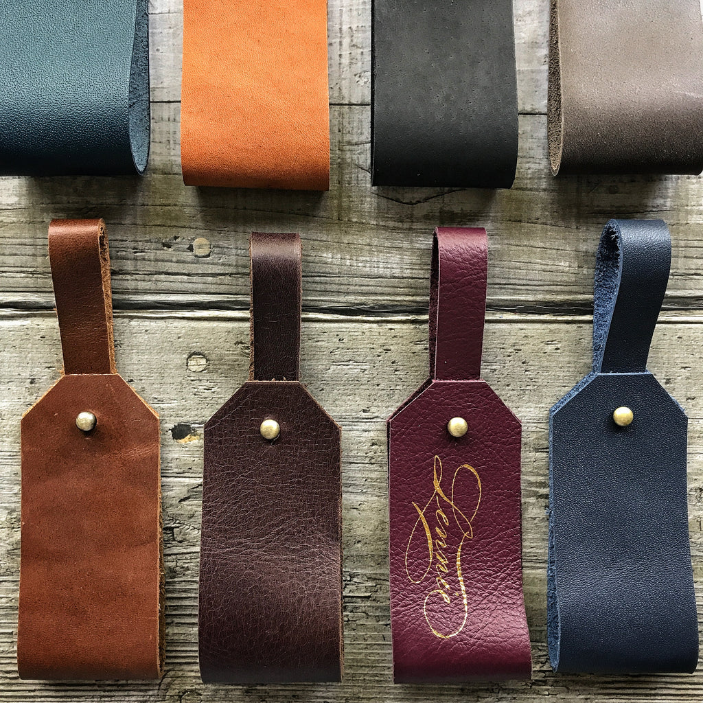 Leather Luggage Tag – The Curious Artisan