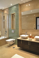 Natural Zen show home - master bathroom