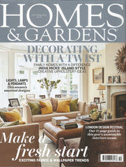 Cover of the Homes&Gardens October 2015, featuring this Victorian terraced house