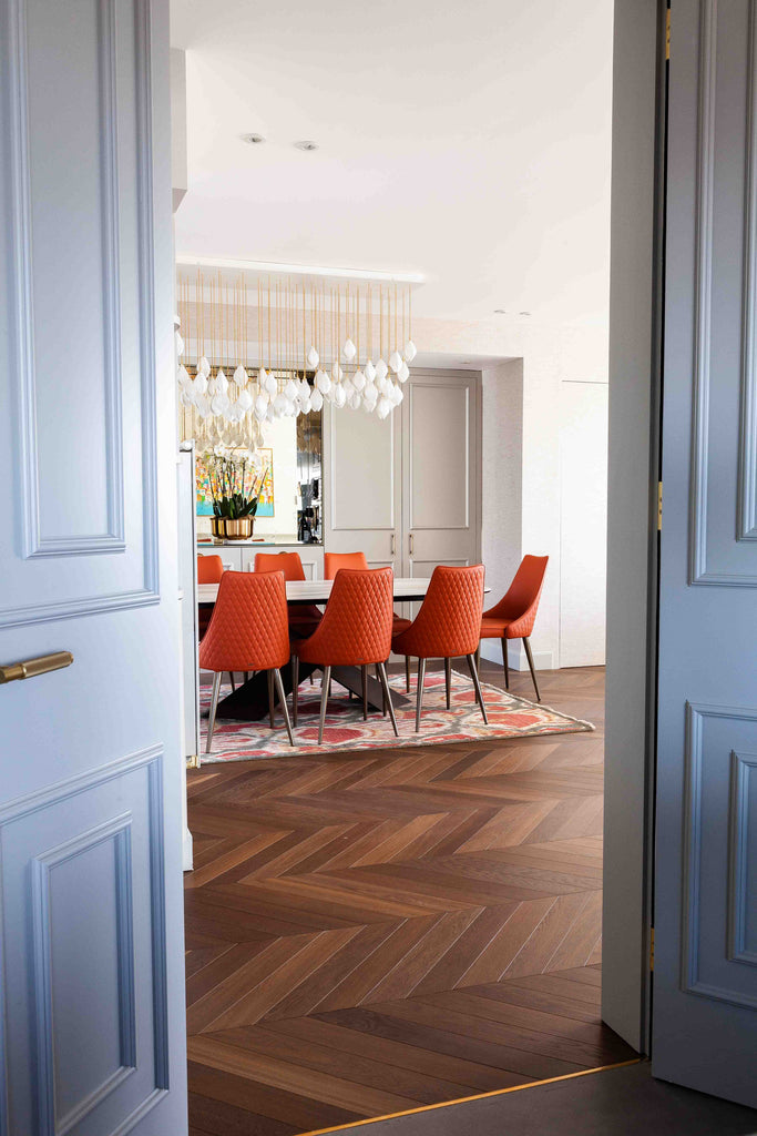 Dining area as seen from kitchen