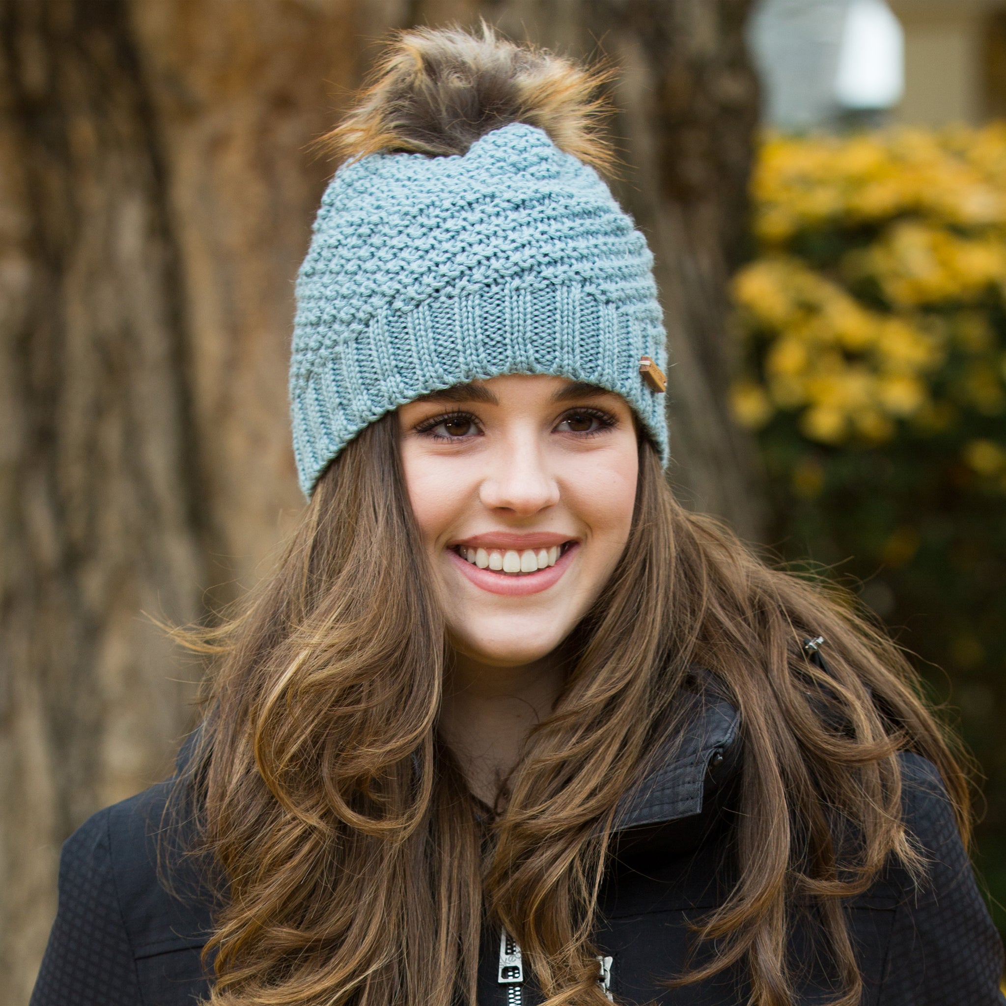 Lexington Beanie in Blue - Sweet Turns