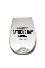 Fathers Day Wine Glass Personalised 