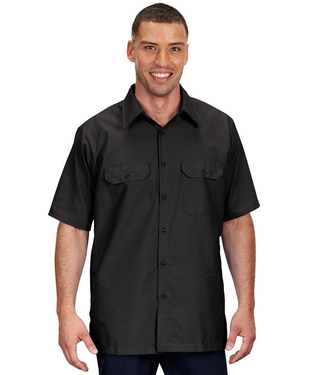 Solid Color Ripstop Work Shirts for Company Uniforms