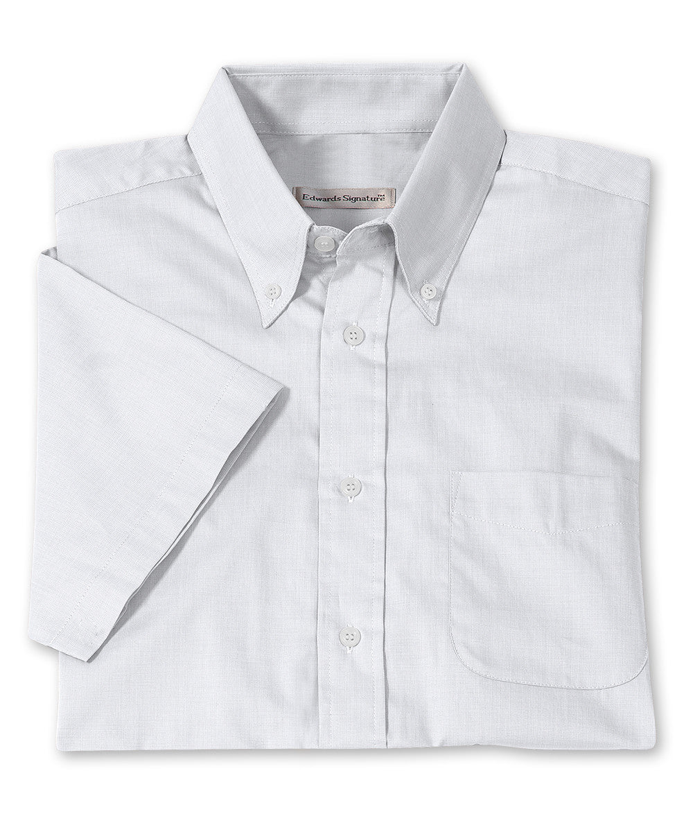 china white pinpoint oxford shirt