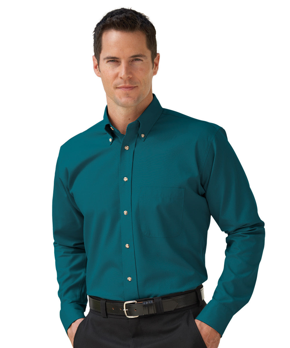 Button Down Poplin Work Uniform Shirts