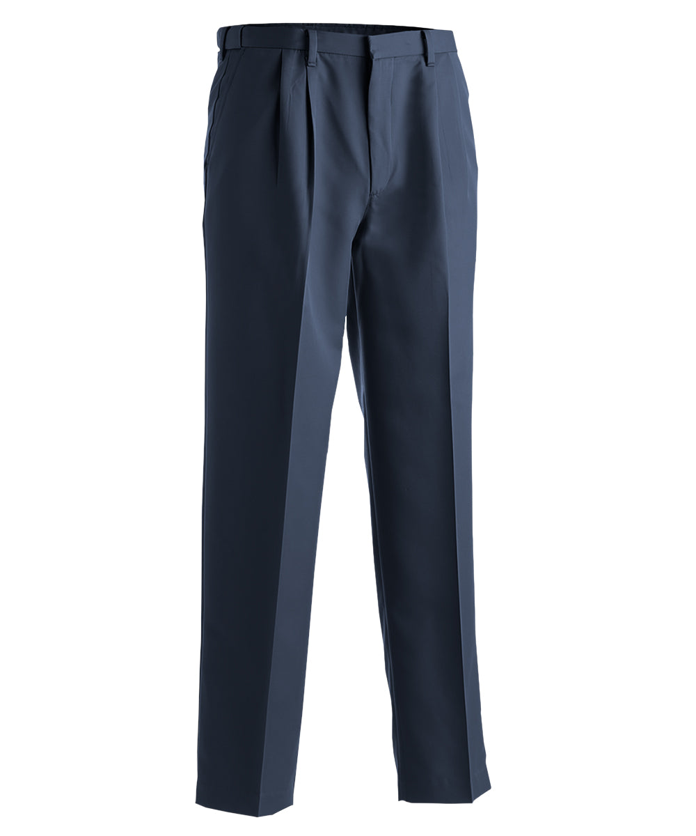 Pleated Microfiber Dress Pants for Company Uniforms | UniFirst