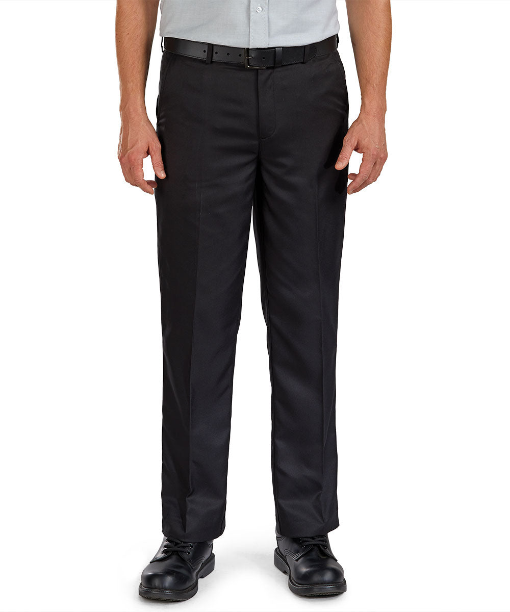 Flat Front Microfiber Dress Pants for Company Uniforms | UniFirst