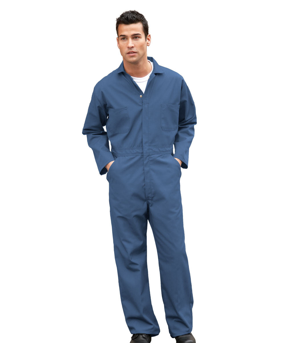 postman blue coverall