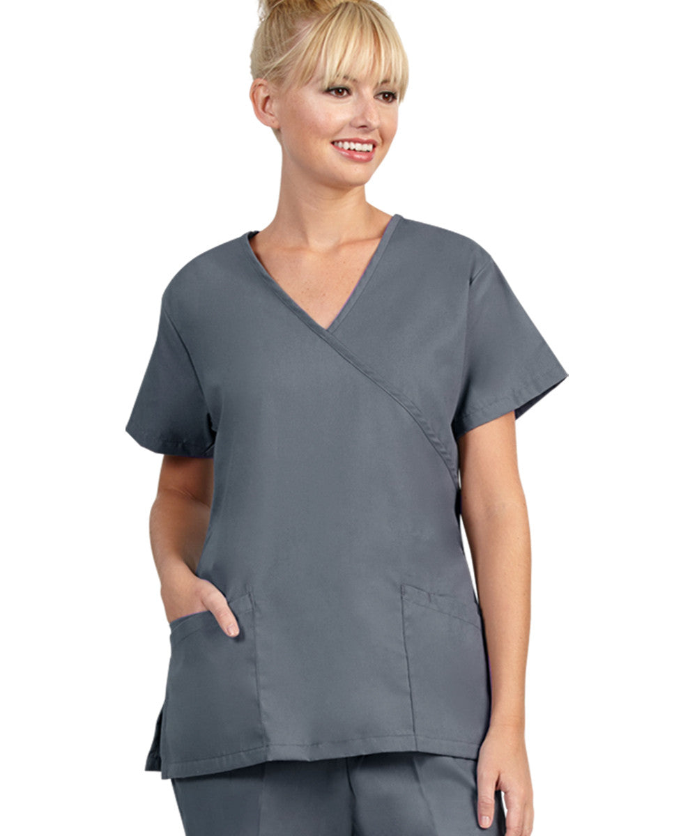 Download Women's Mock Crossover Scrub Tops by SimplySoft®