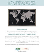 Urban Slate World Map