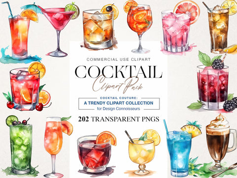 Cocktail Clipart Pack