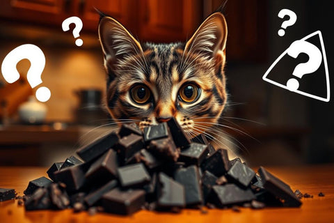 cat eat chocolate