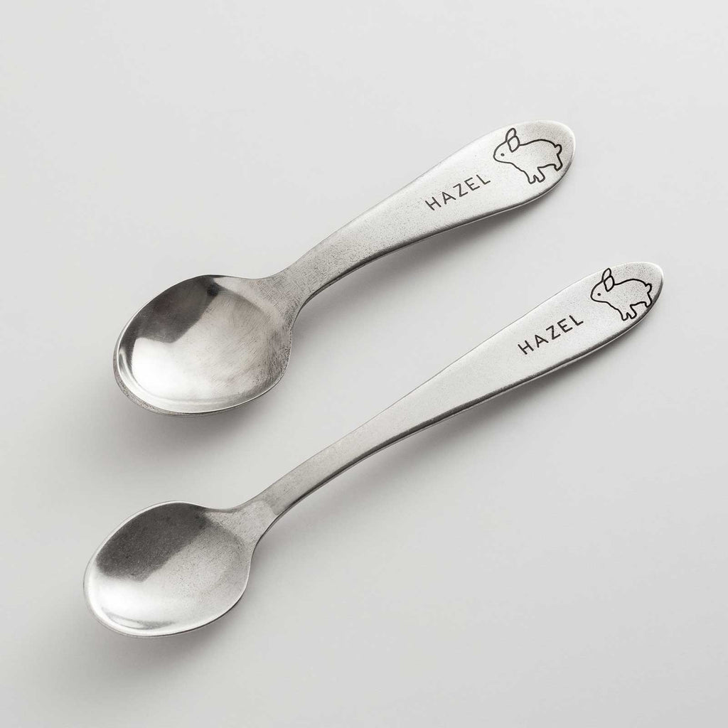 Personalized Heirloom Baby Spoons 