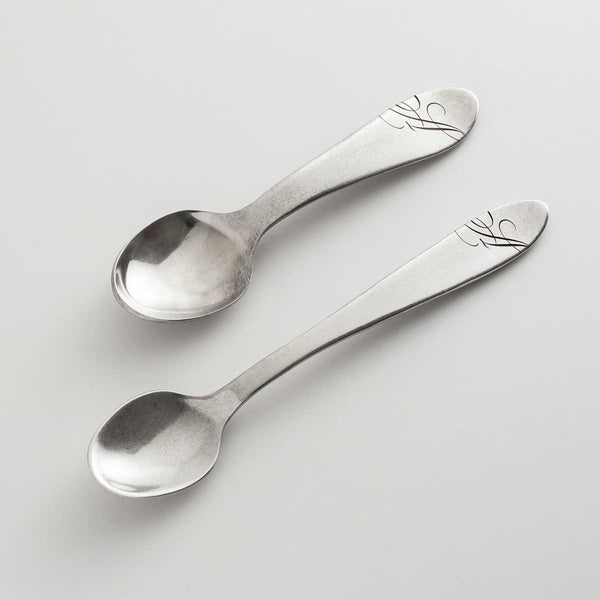 Pewter Nautical Baby Spoons