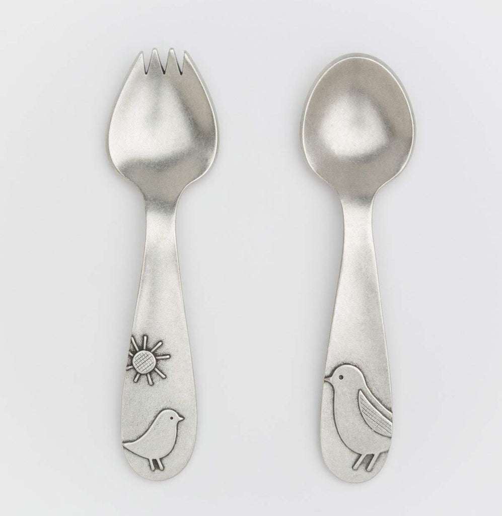 Momma and Baby Bird Spoon Set – Beehive 