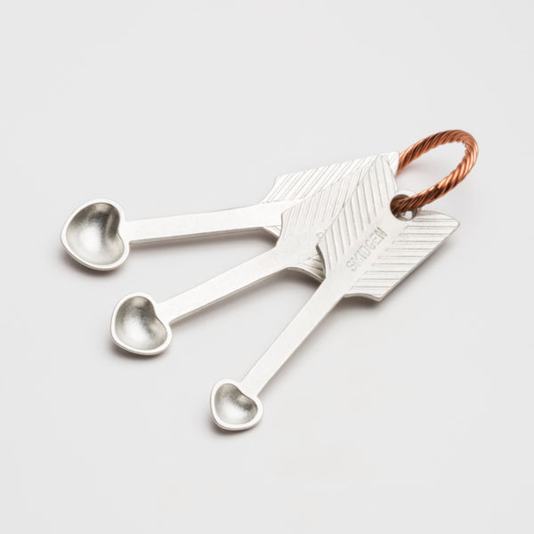 Beehive Handmade: Measuring Spoon Set: Pewter - Helen Winnemore's