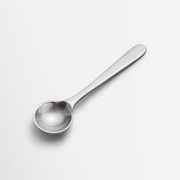 Ena White Salt cellar with Spoon | Crate & Barrel