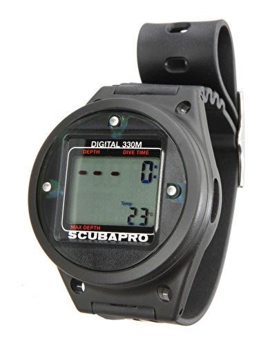 Scubapro - Digital 330-depth gauge in wrist thumbnail