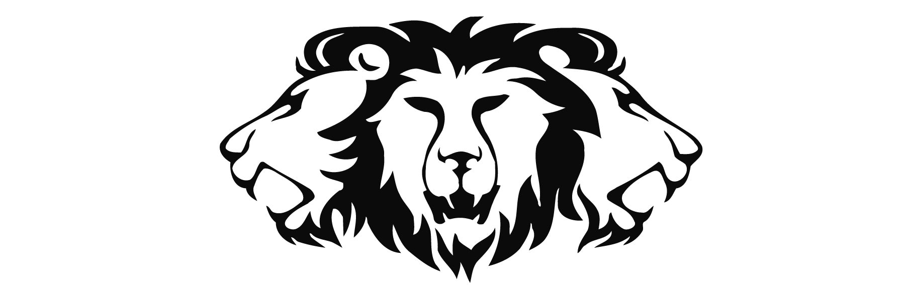 lotus flower black and white clipart lion