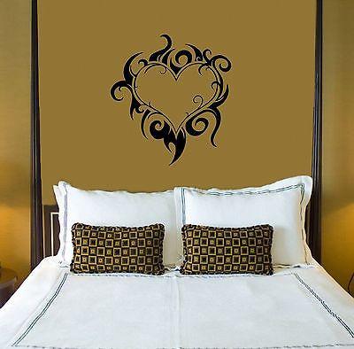 Wall Stickers Vinyl Decal Bedroom Heart Love Romantic Unique Gift ig1322 - Wallstickers4you