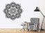 Wall Vinyl Sticker Mandala Enzo Circle Ornamental Floral Delicate Deco ...