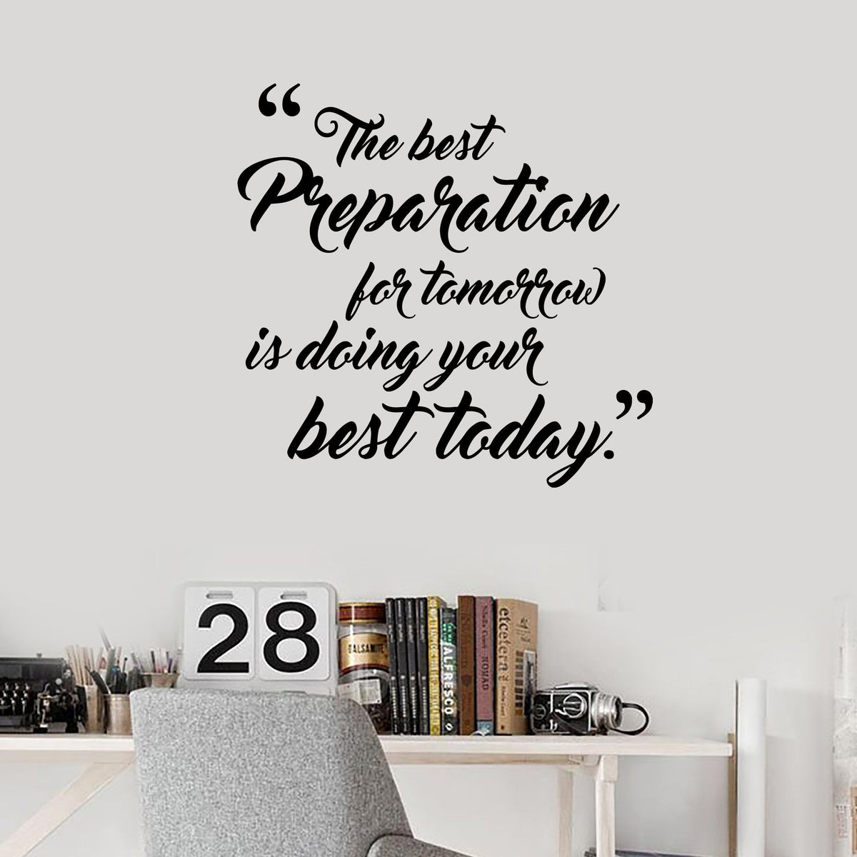 Vinyl Wall Decal Inspirational Quote Office Saying Motivation Decor St