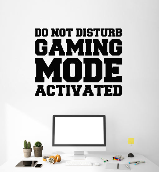 Vinyl Wall Decal Born To Play Time Motivation Words Gamer Room Sticker —  Wallstickers4you