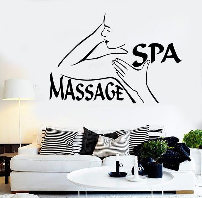 Wall Stickers Vinyl Decal Spa Massage Beauty Salon Relax Unique T — Wallstickers4you 