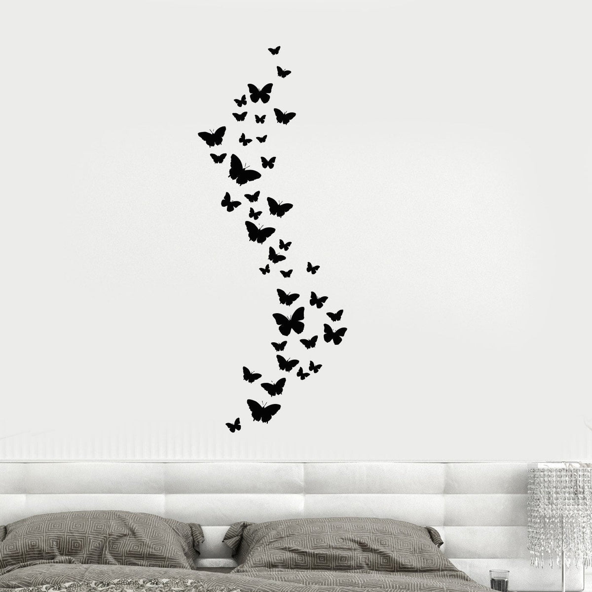 Vinyl Wall Decal Beautiful Butterflies Decoration Bedroom Home Art Sti — Wallstickers4you 1892