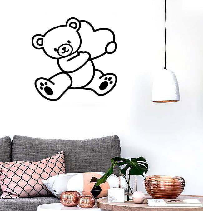 teddy wall stickers